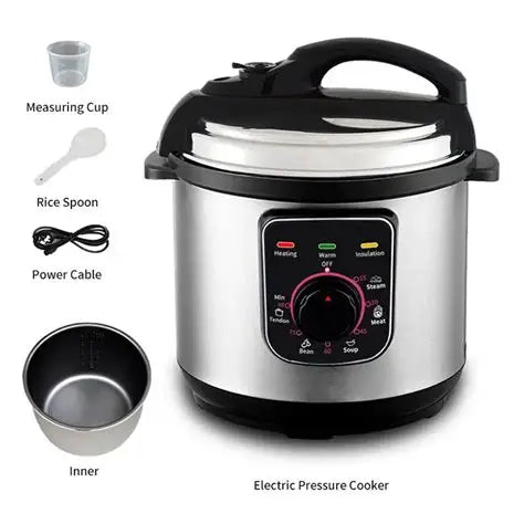 Syinix 6 Litre Multi-Functional Cooker (900W Heating, 1000W Pounding)